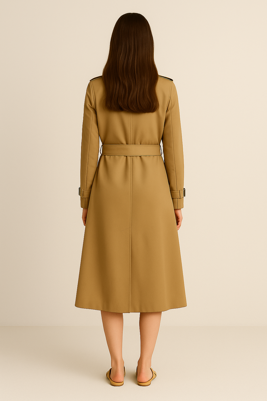 Women's Longline Trench Coat