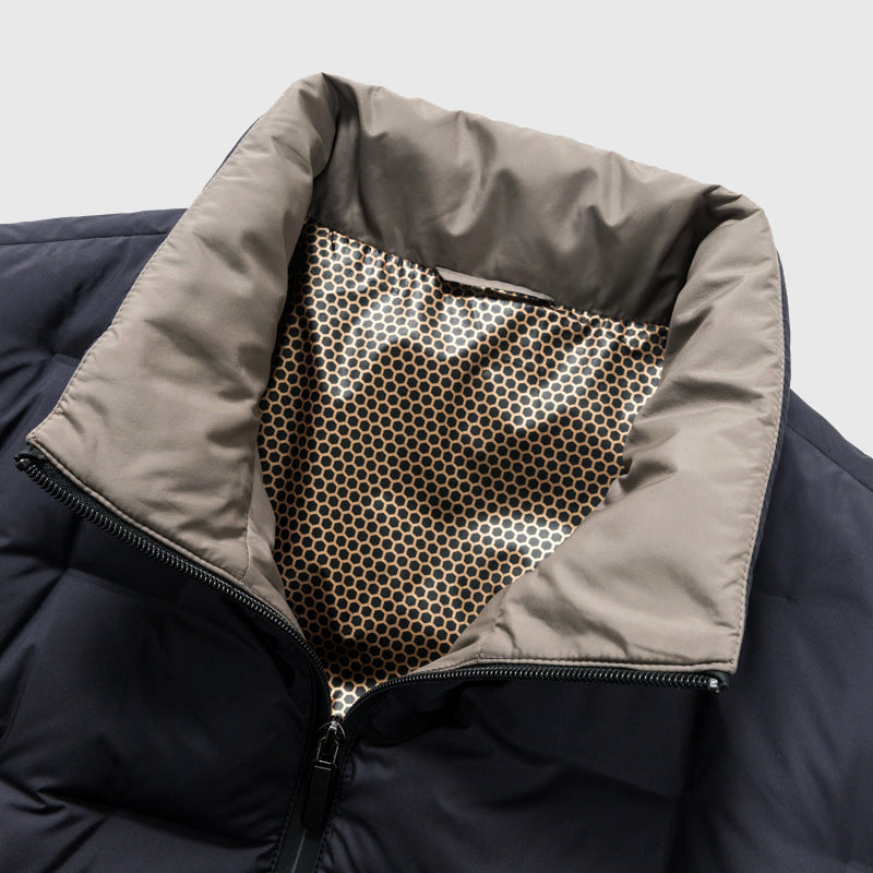 Slim Fit Waterproof Puffer Coat for Men