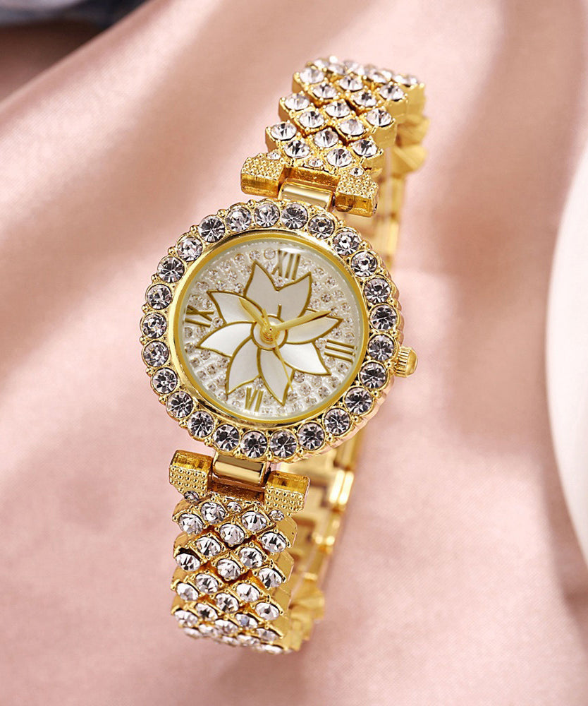 Women's Stainless Steel Waterproof Watch Zirconia Elegant - OutfitLondon