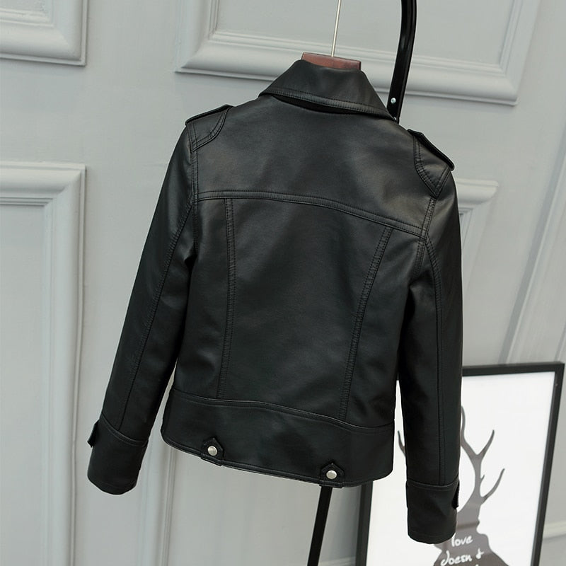 Vegan Leather and Suede Women's Jacket