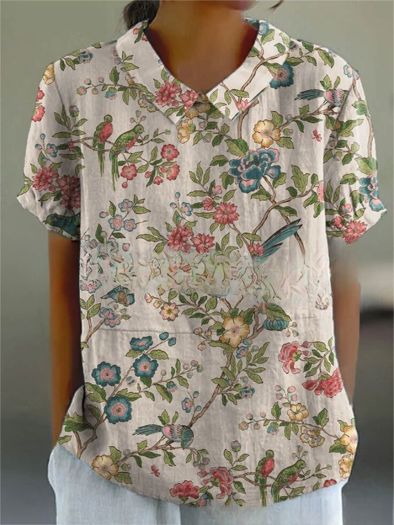 Classic Retro Patterned Shirt