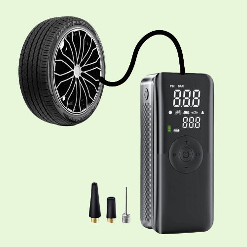 Compact Car Tire Inflator Air Pump for Vehicles - OutfitLondon