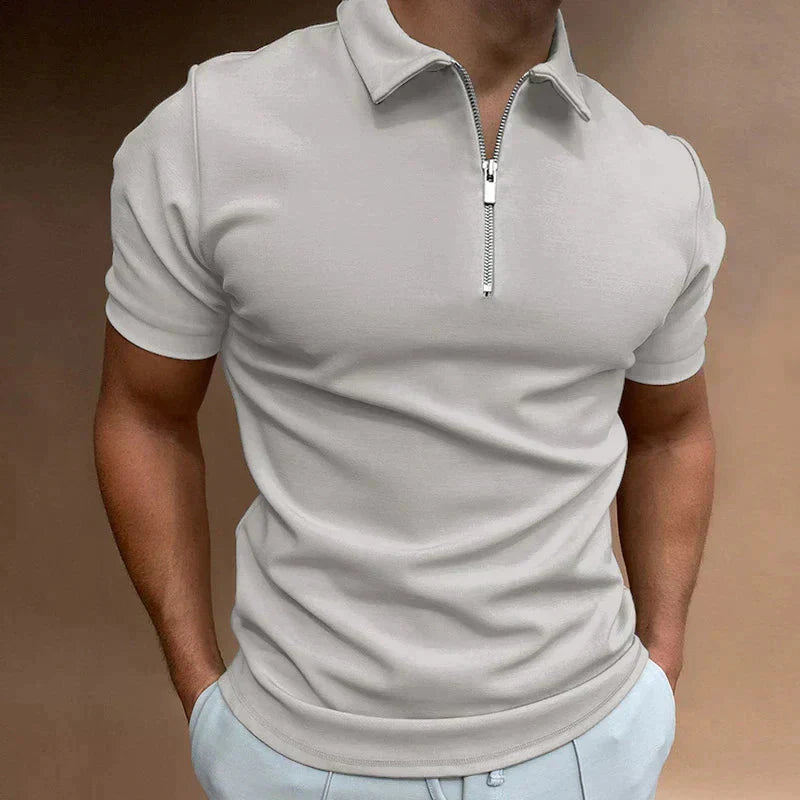 Frank Polo | Men’s Stylish Zip-Up Slim Fit Shirt