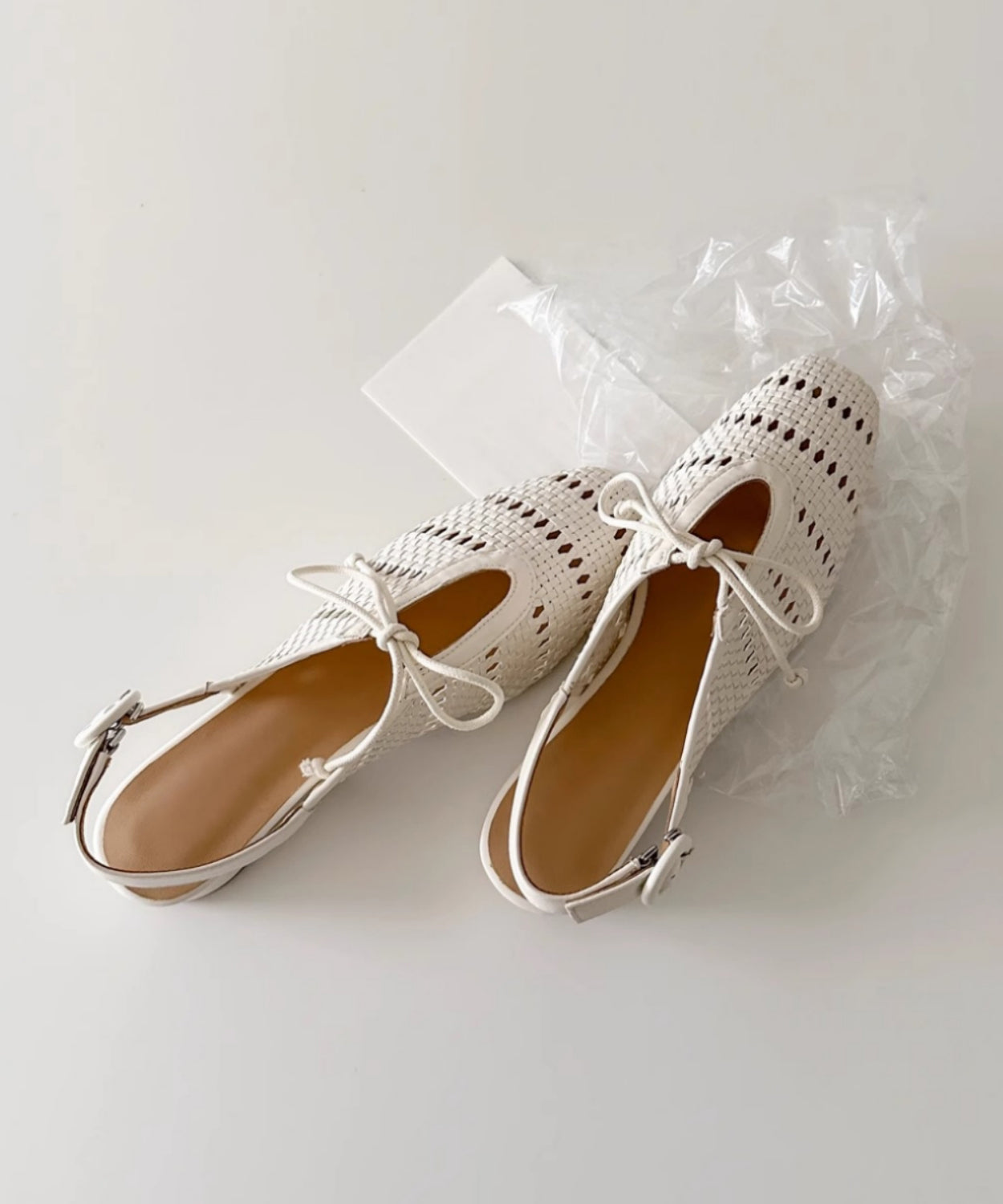 Women's Beige Sheepskin Sandals Cushioned Insole Thick Heel - OutfitLondon