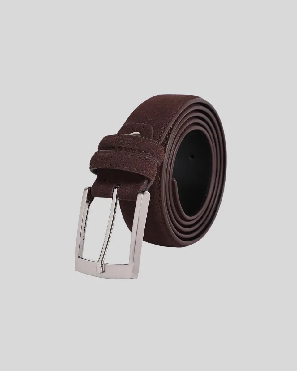 Leather Classic Brown Mens Belt