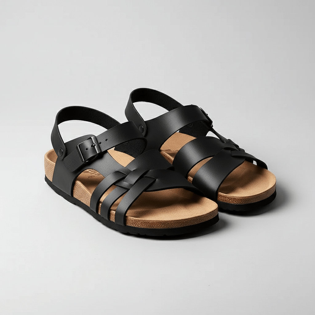 Adjustable Buckle Strap Open Toe Summer Sandals