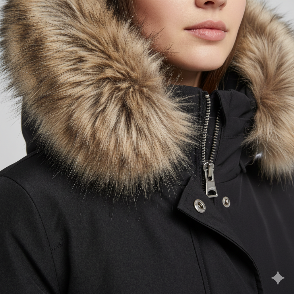 Warm Quilted Hooded Women's Winter Jacket