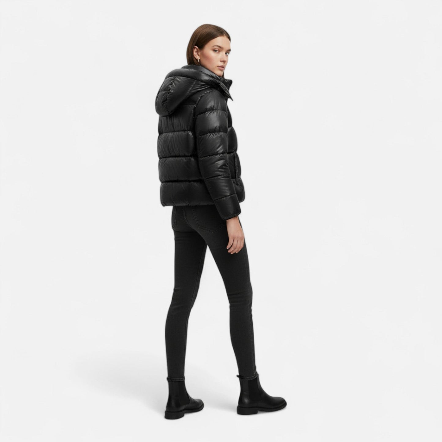 Women's Lightweight Down Puffer Coat