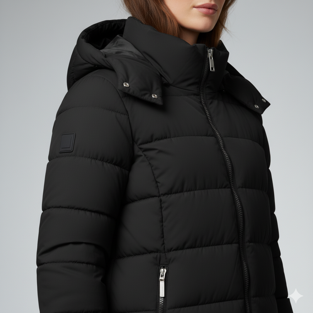 Warm Women's Quilted Puffer Jacket Coat