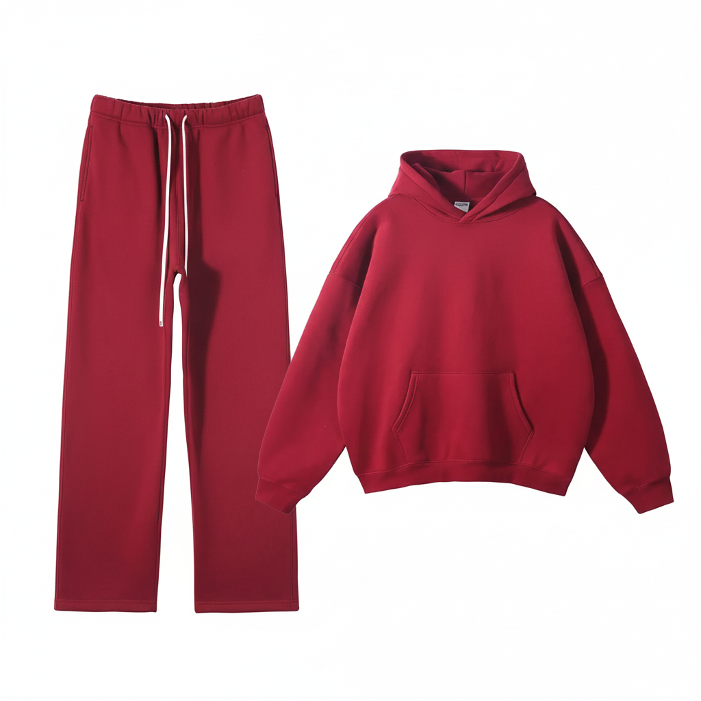 Cozy Men's Fleece Hoodie & Comfortable Sweatpants
