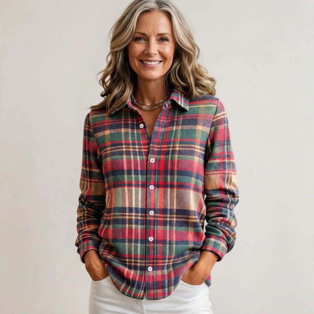 Soft Plaid Flannel Shirt