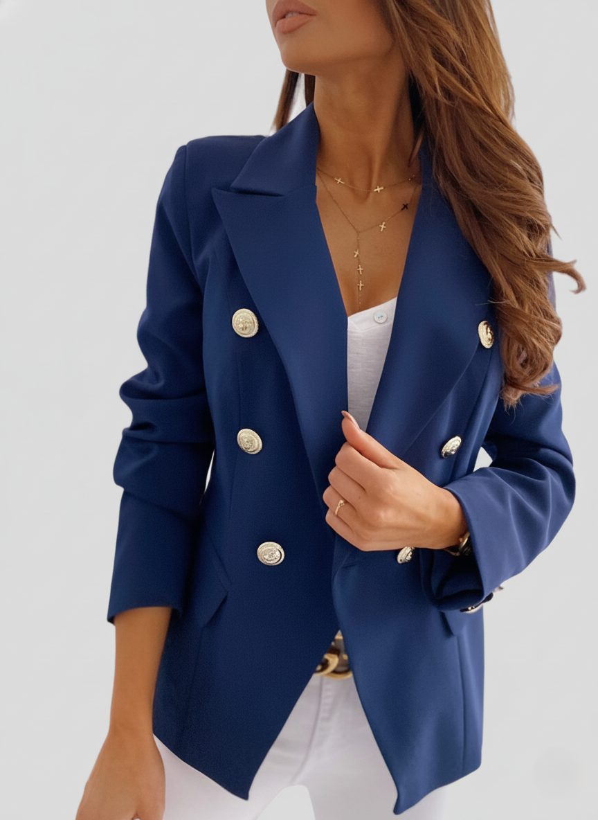 Classic Fit Double Breasted Blazer