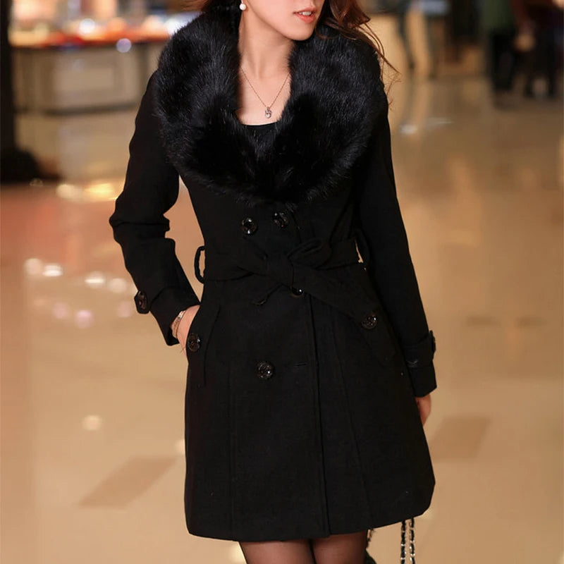 Eco Friendly Ladies Winter Parka Coat