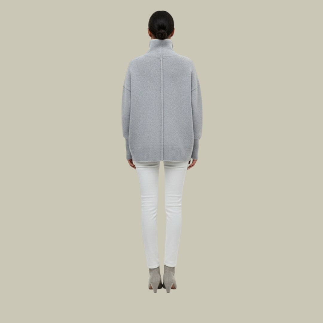 Women's Oversized Turtleneck Sweater Loose Fit