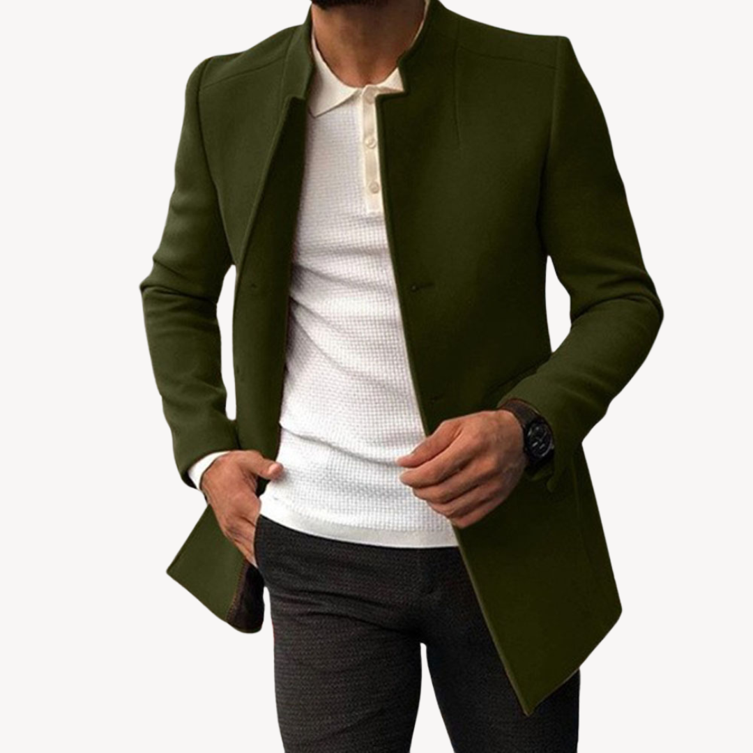 Tailored Fit Winter Wool Pea Coat