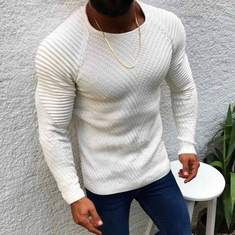 Cozy Mens Cable Knit Jumper