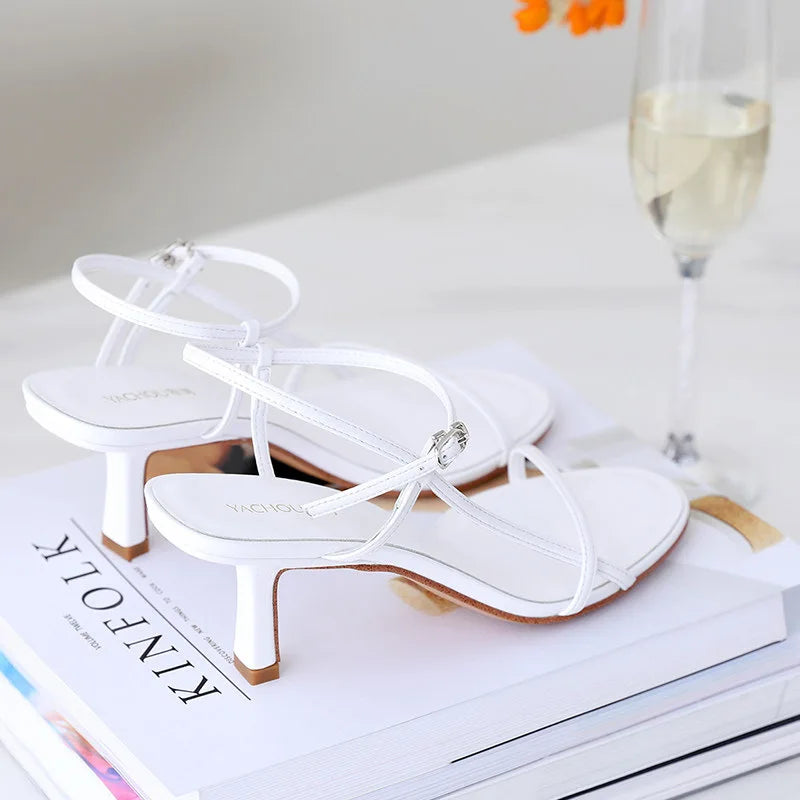 Chic High Heel Ladies Summer Shoes