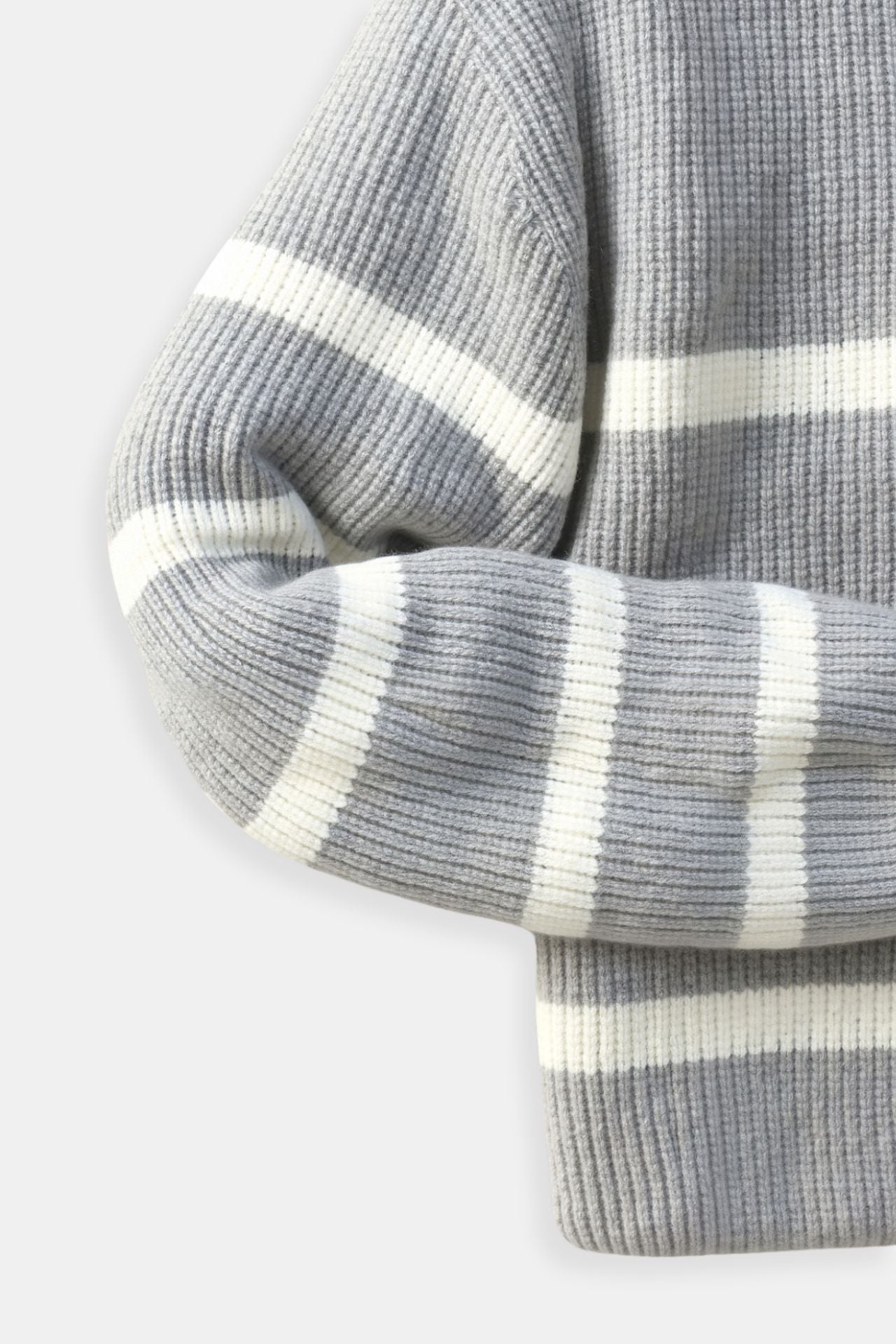 Soft Striped Crew Neck Sweater