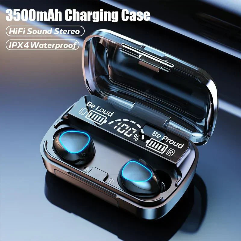 Waterproof Bluetooth Earbuds with Long Battery Life Case - OutfitLondon