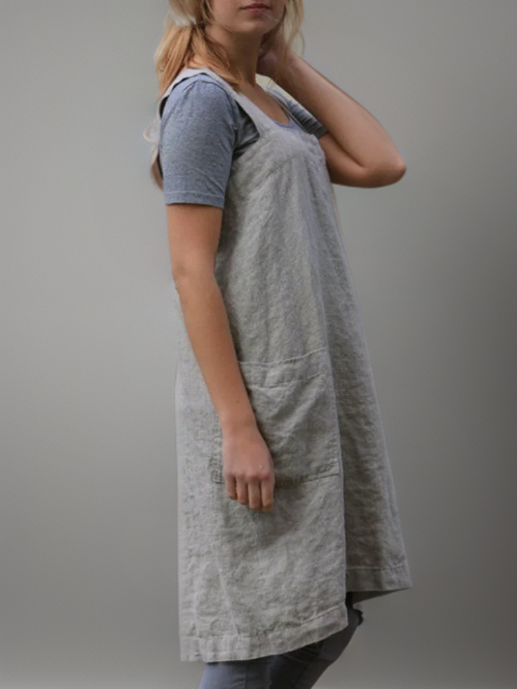 Women's Cotton Cross Back Utility Apron