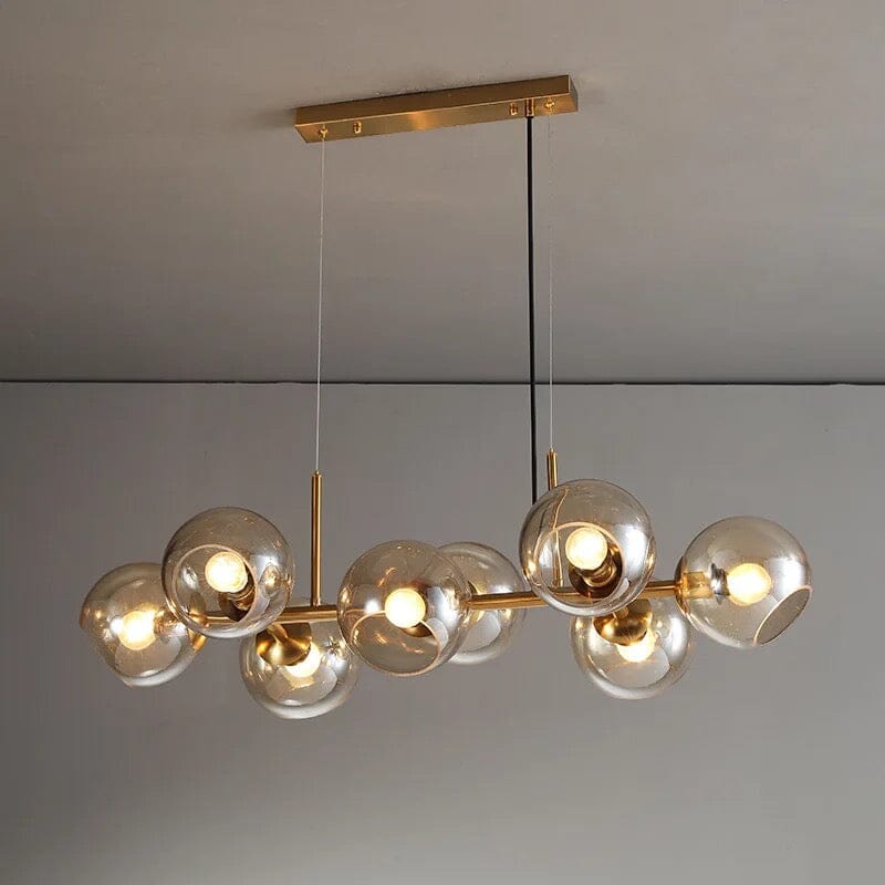 Circular Crystal Drop Lighting Fixture