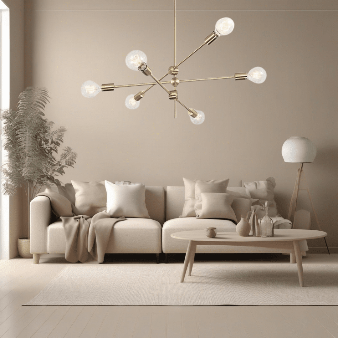 Elegant Hanging Glass Lamp