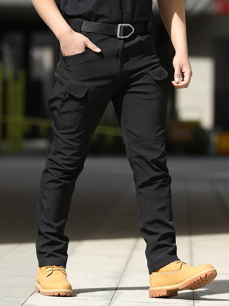 Relaxed Fit Mens Trousers with Multiple Pockets - OutfitLondon