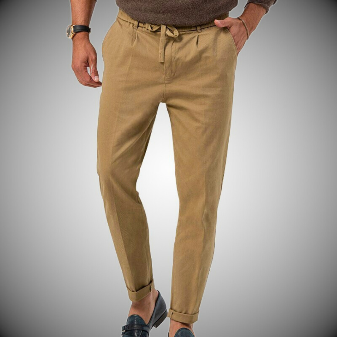 Comfortable Loose Fit Mens Summer Trousers