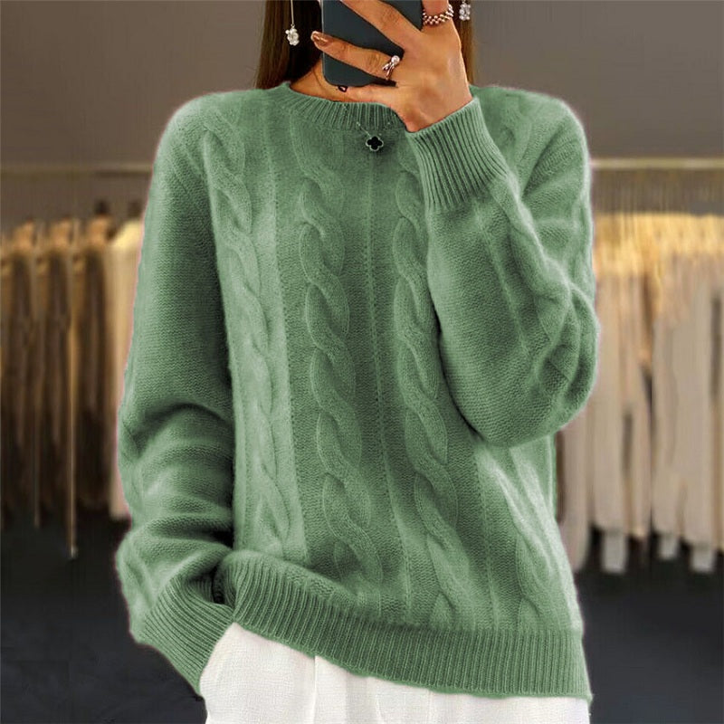 Cozy Fleece Crew Neck Jumper