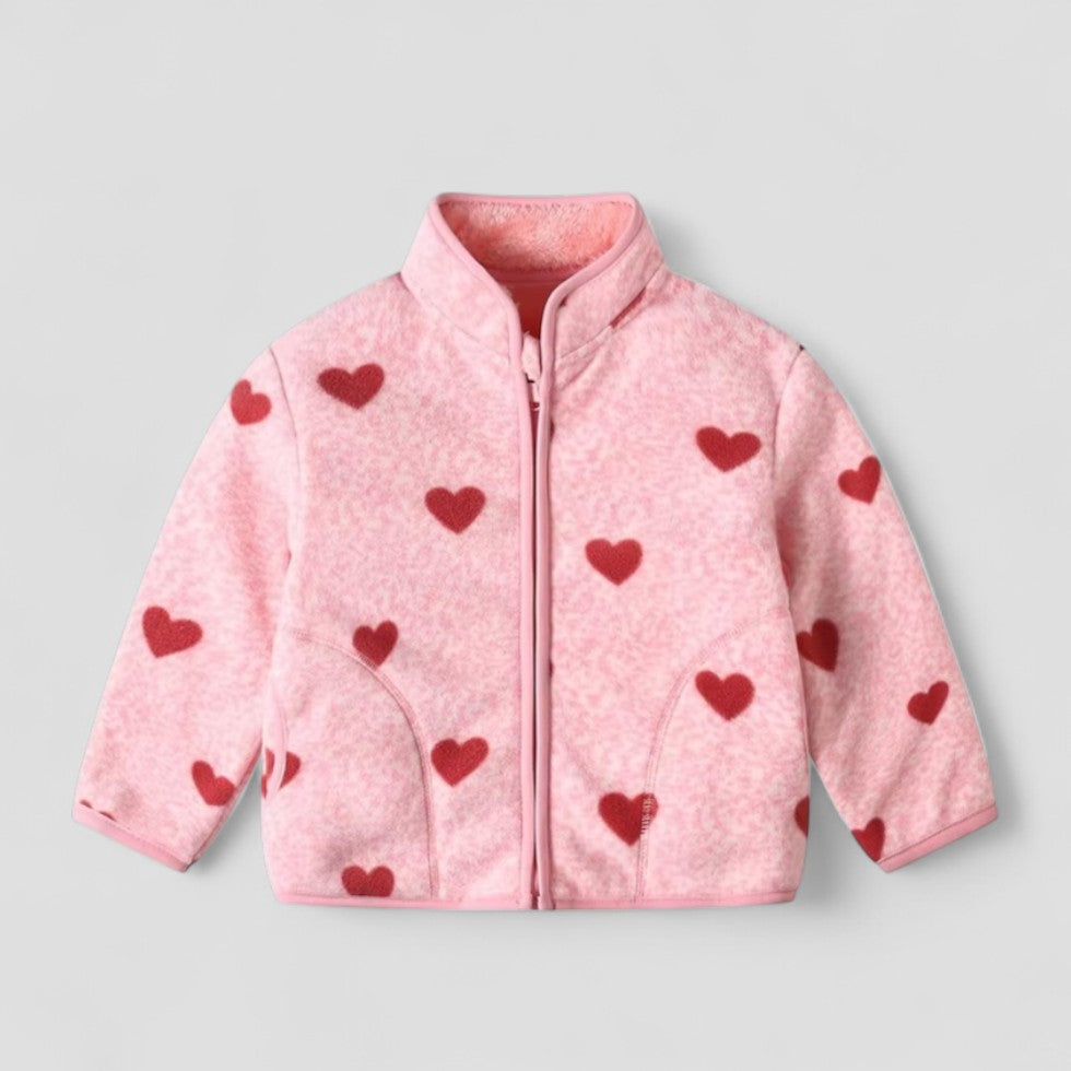 Soft Warm Women's Striped Fleece Coat