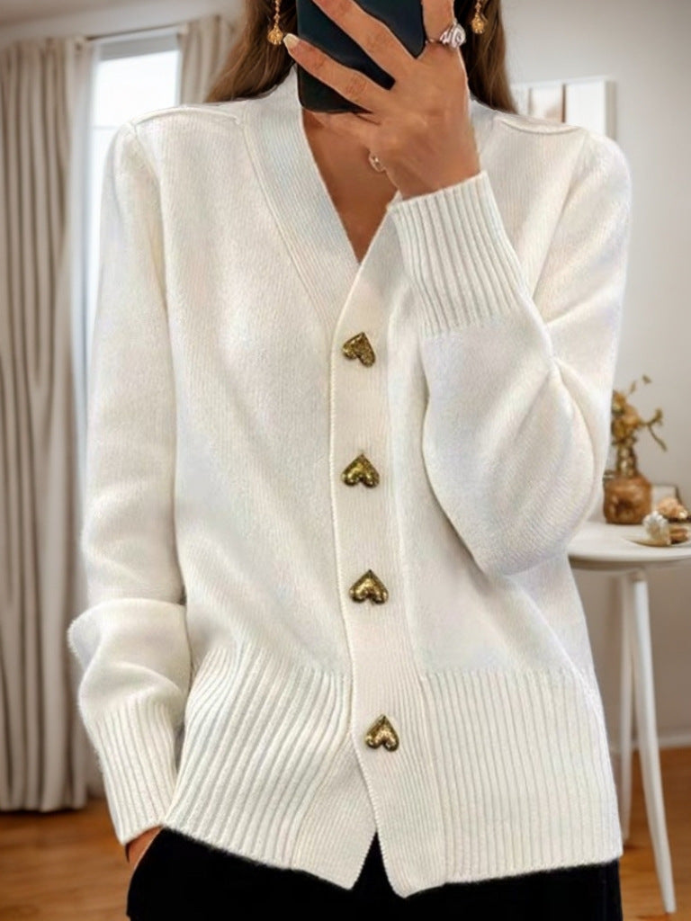 Cozy Open Front Cardigan - Lightweight Knit Sweater