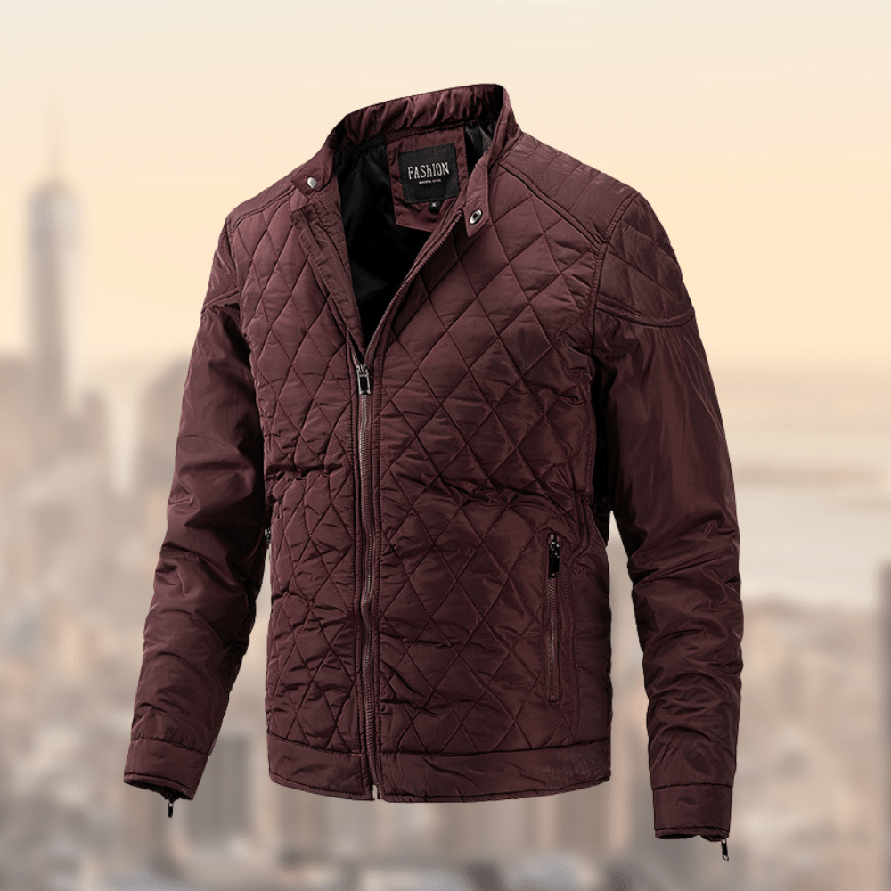Fitted Genuine Leather Motorcycle Jacket
