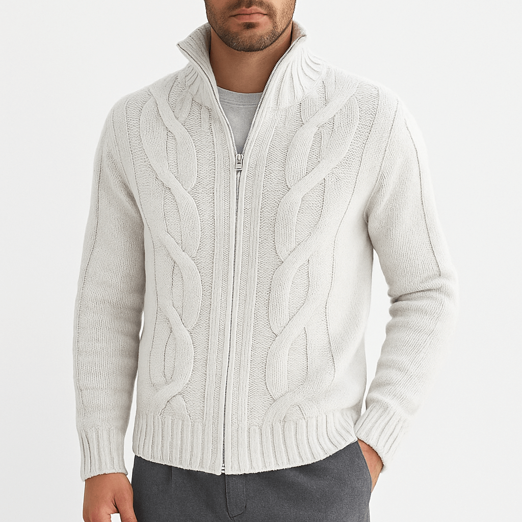 Cozy Zip Up Sweater Cardigan