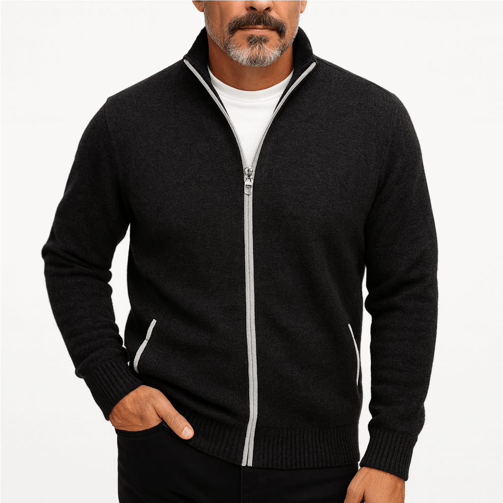 Warm Zip Up Sweater Jacket