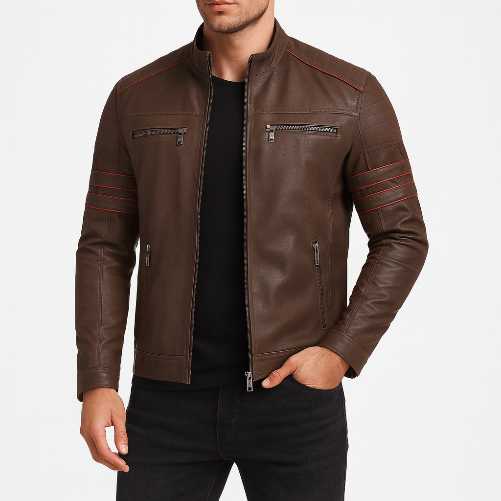 Men's Fit Classic Leather Jacket