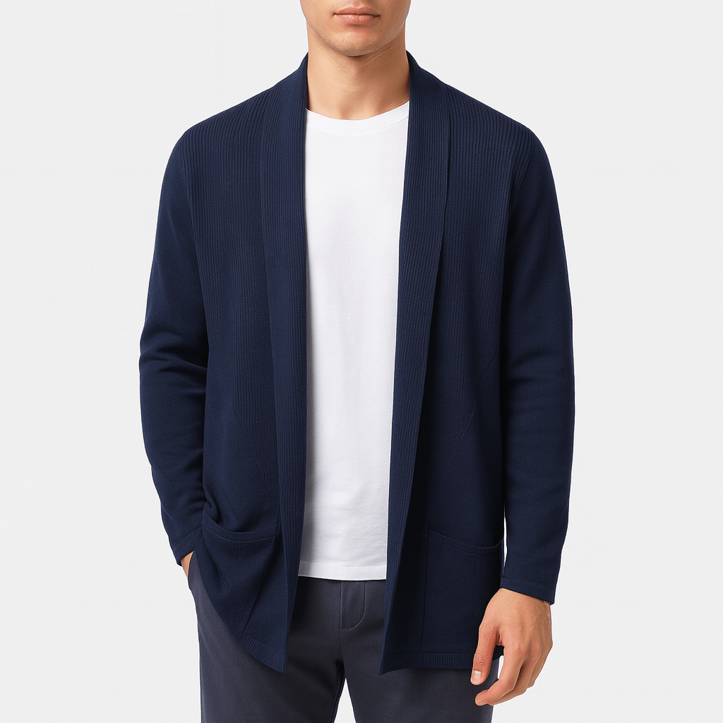 Cozy Fit Crew Neck Cardigan