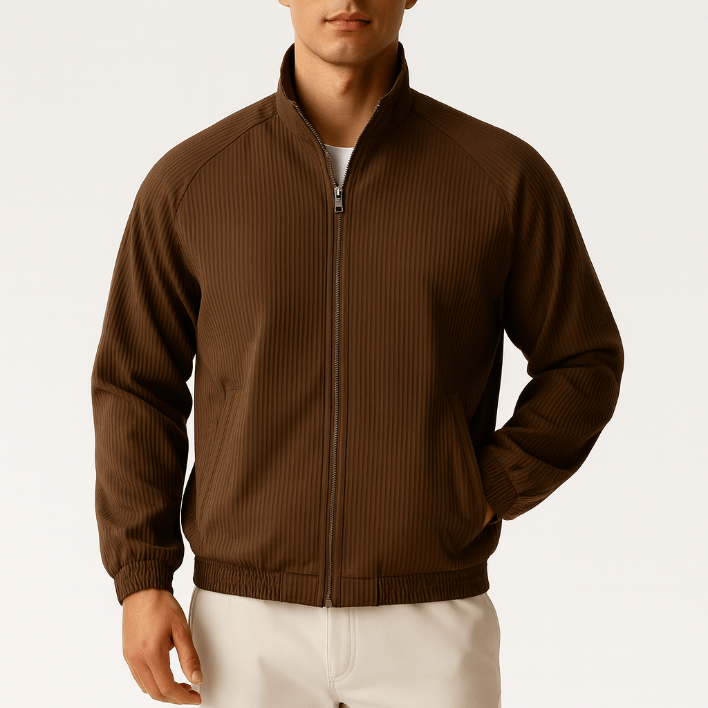 Textured Relaxed Fit Jacket