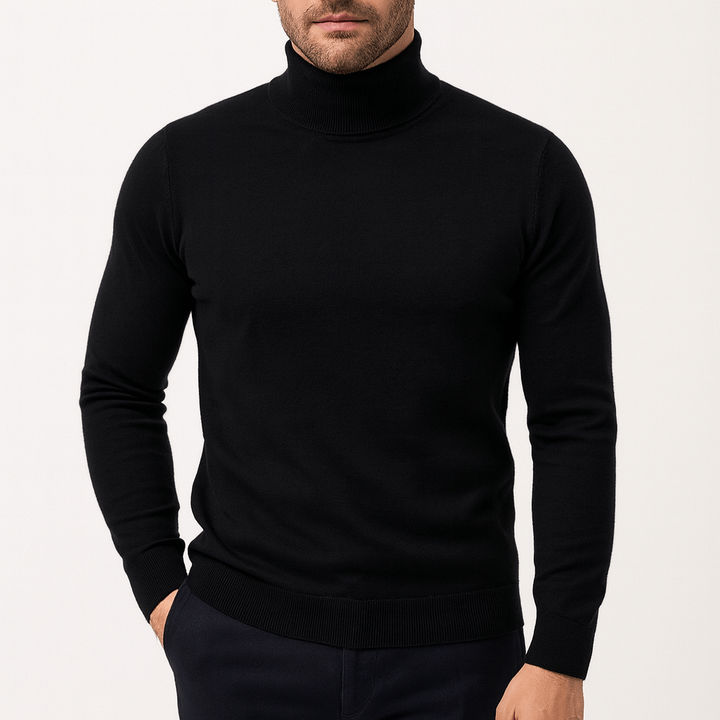 Fitted Crew Neck Sweater
