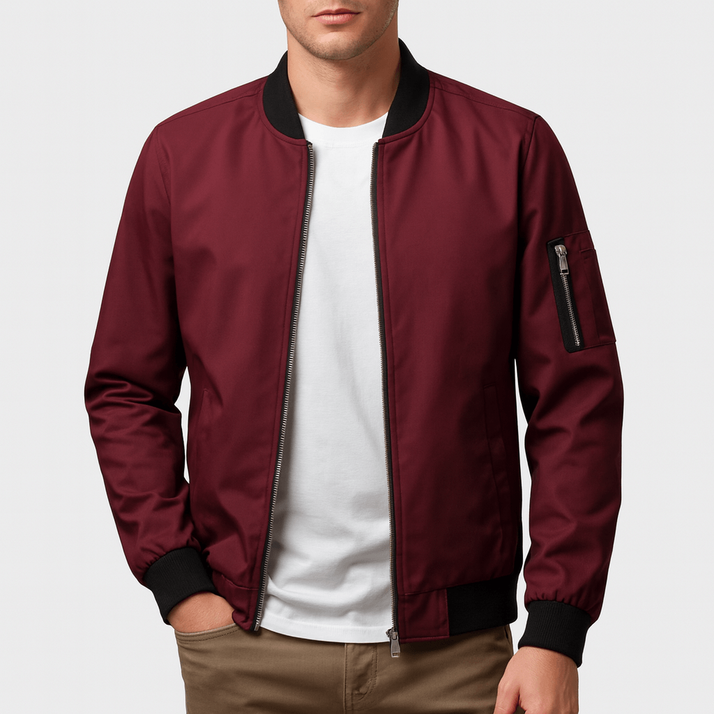 Classic Leather Flight Jacket