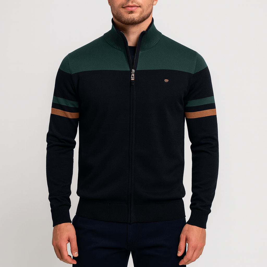 Bright Multi-Colored Zip Jacket