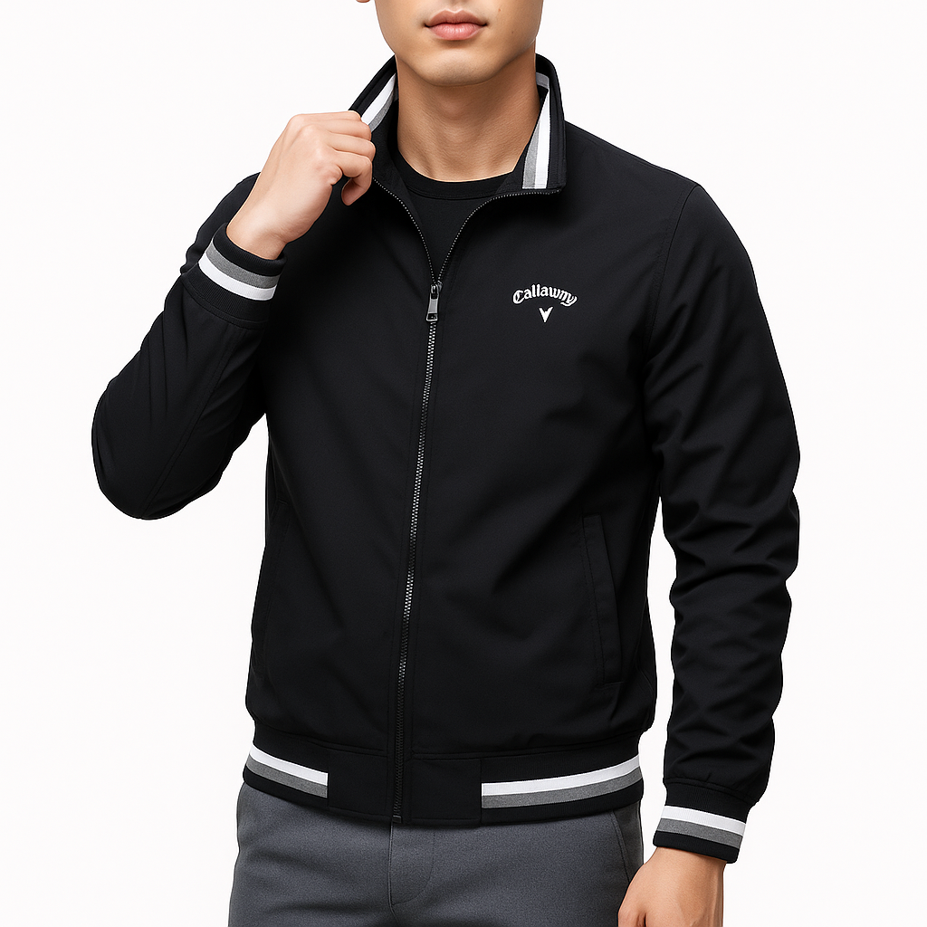 Men's Fleece Lined Golf Windbreaker