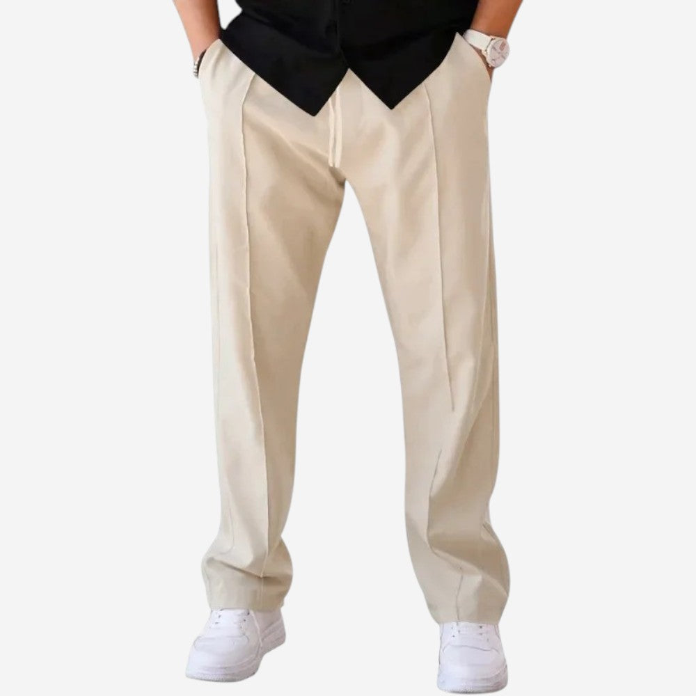 Relaxed Fit Elastic Waist Sweatpants