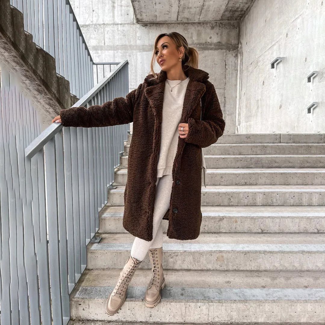Soft Faux Fur Women's Winter Coat