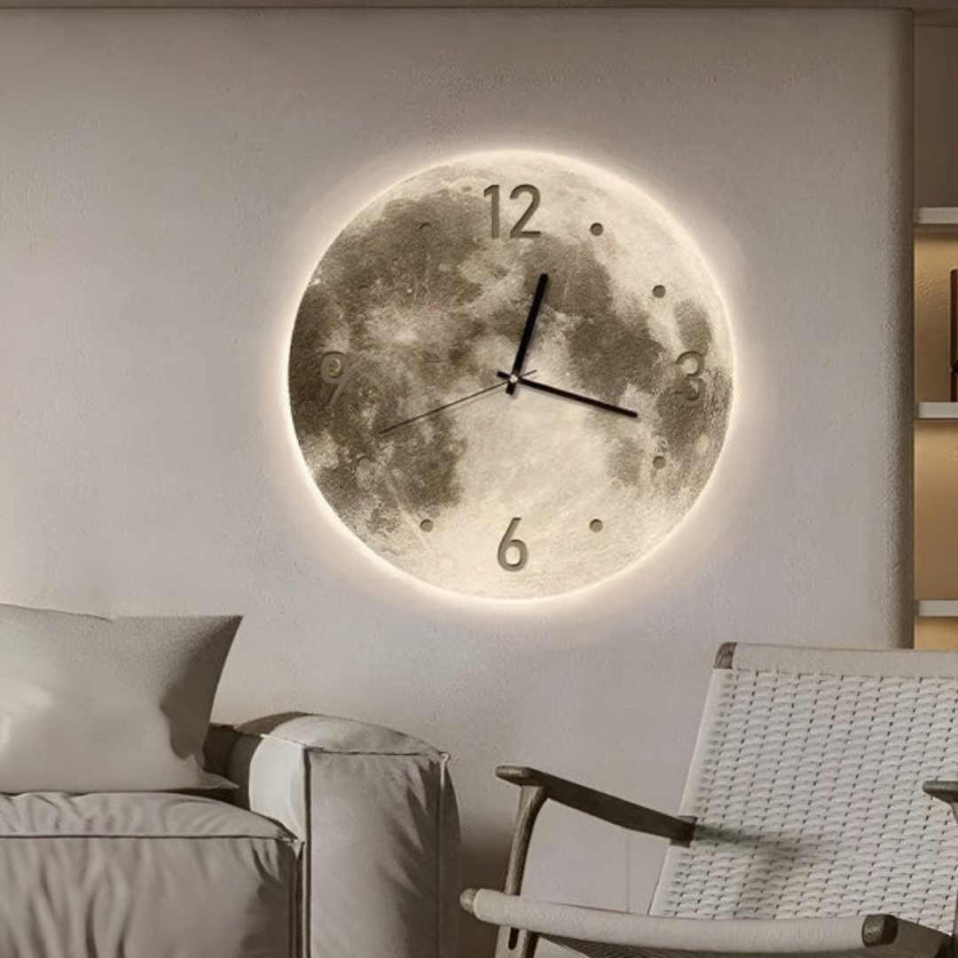 Large Circular Decorative Wall Clock