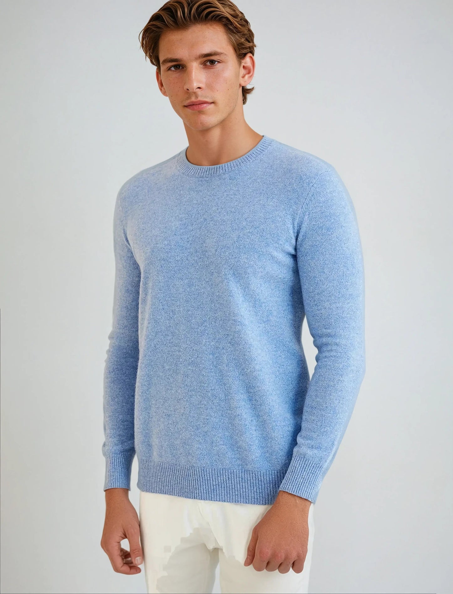 Timeless Navy Crew Neck Sweater