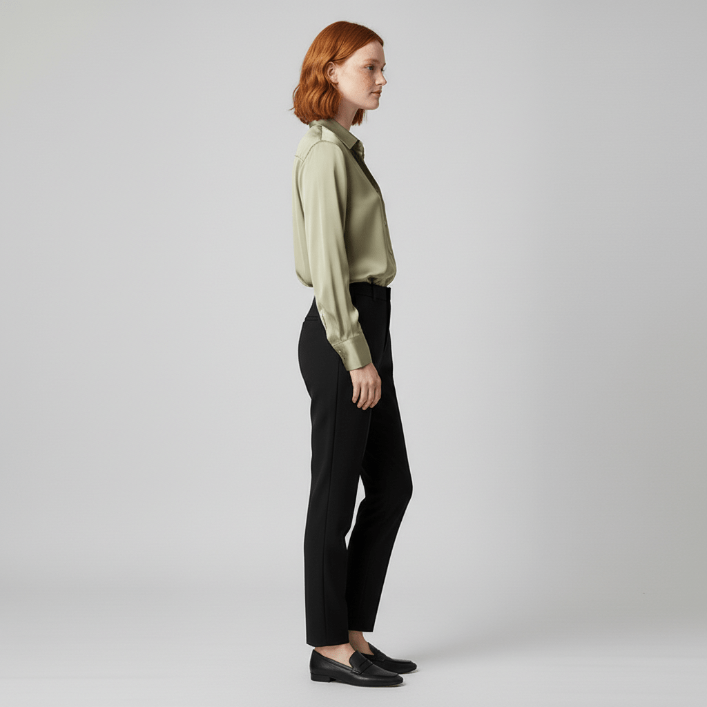 Classic Fit Long Sleeve Button Front Shirt