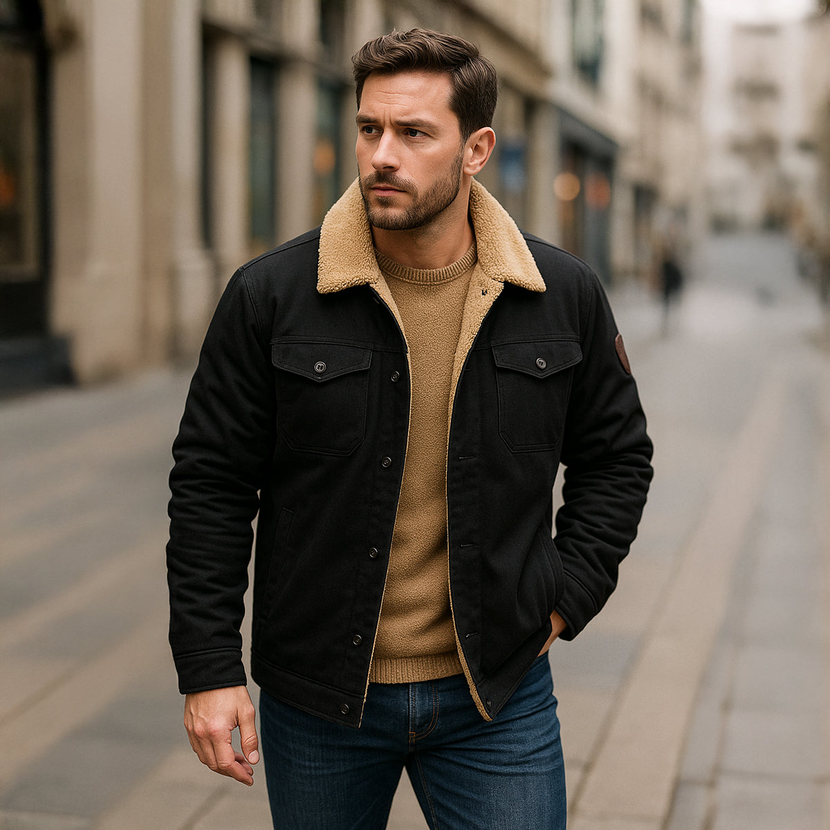 Thermal Insulated Mens Winter Parka Coat