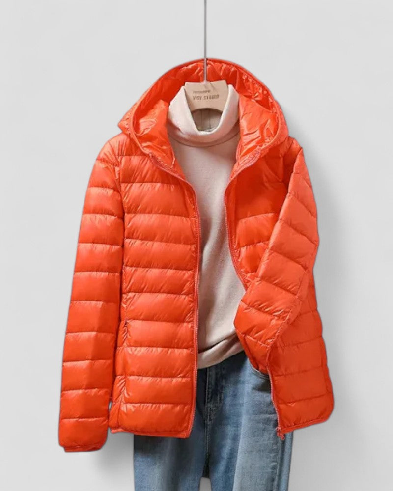 Ladies Slim Water Resistant Down Jacket