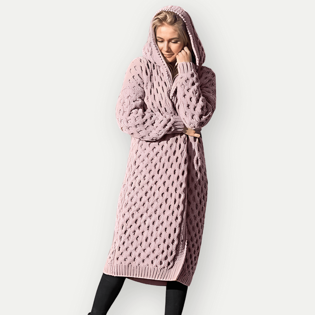 Long Oversized Cozy Knit Cardigan