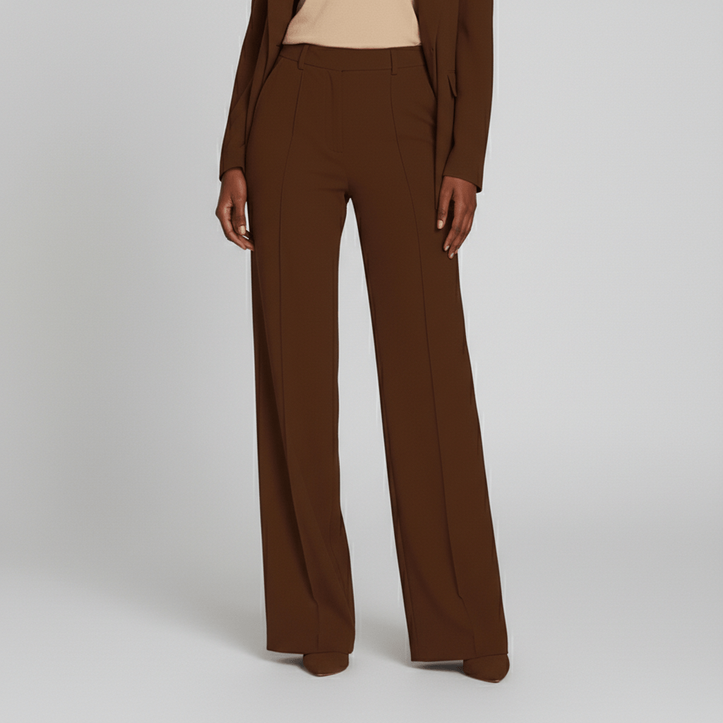 Relaxed Fit Suit Jacket and Loose Fit Trousers